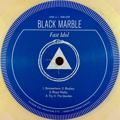 Black Marble : Fast Idol (LP, Album, Ltd, Gol)