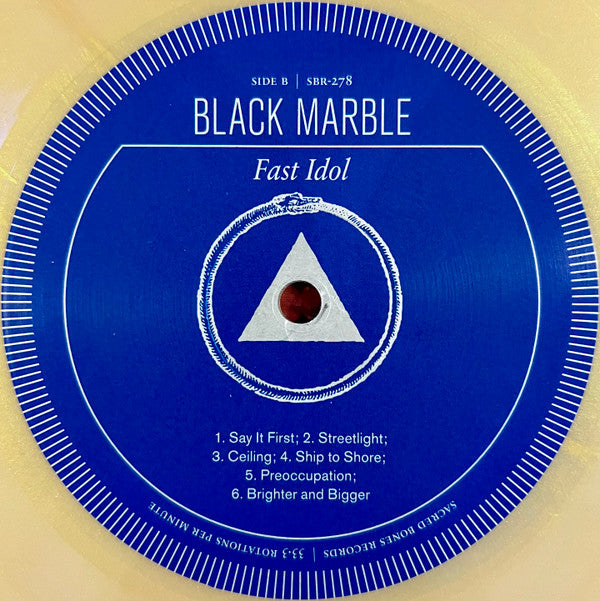 Black Marble : Fast Idol (LP, Album, Ltd, Gol)