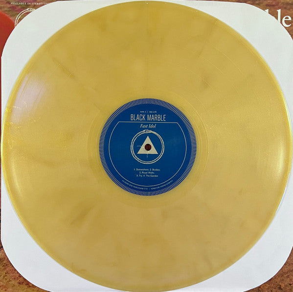 Black Marble : Fast Idol (LP, Album, Ltd, Gol)