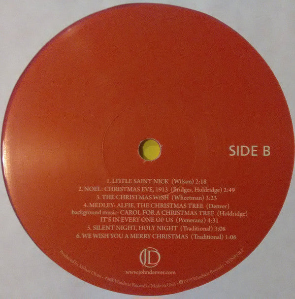 John Denver & The Muppets : A Christmas Together (LP, Album, Ltd, RE, Pin)