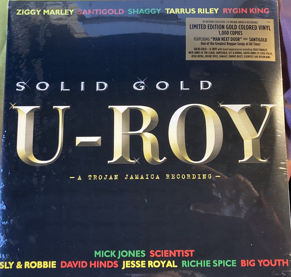 U-Roy : Solid Gold (2xLP, Album, Ltd, Gol)