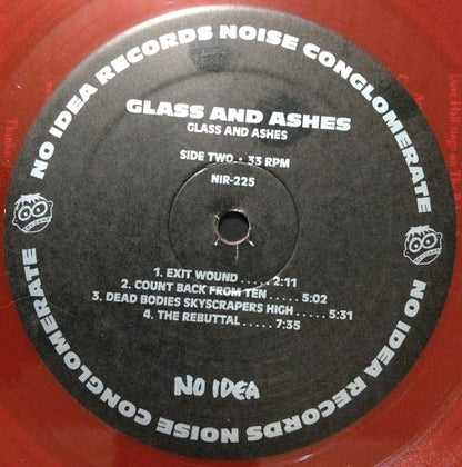 Glass And Ashes* : Glass And Ashes (LP, Album, Red)