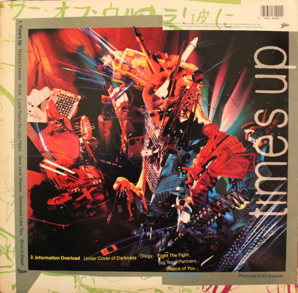 Living Colour : Time's Up (LP, Album, Ltd, Yel)