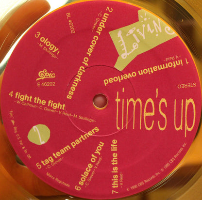 Living Colour : Time's Up (LP, Album, Ltd, Yel)
