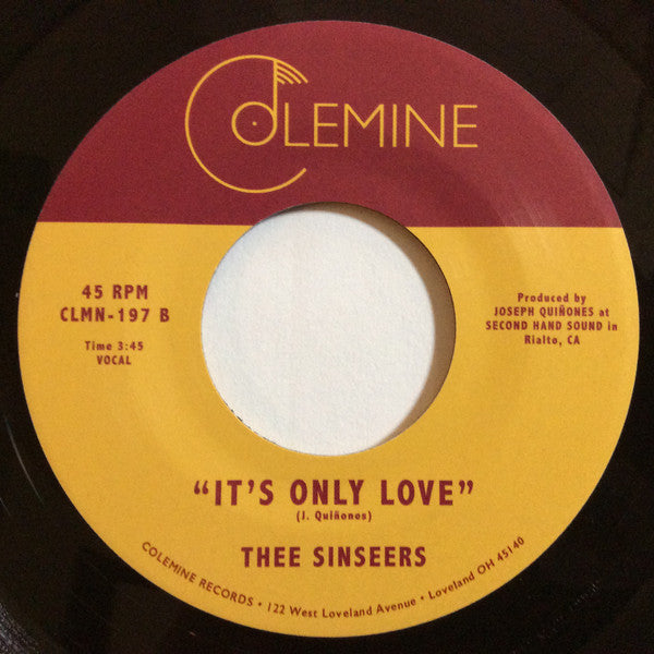 Thee Sinseers : What's His Name (7", Single)