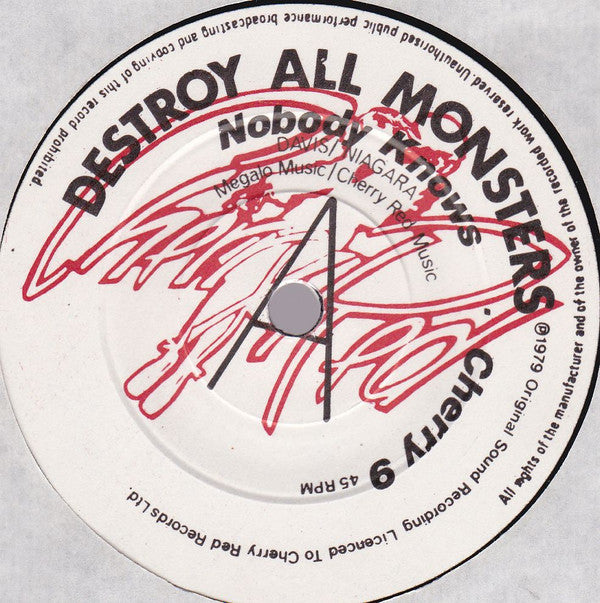 Destroy All Monsters : What Do I Get / Nobody Knows (7")