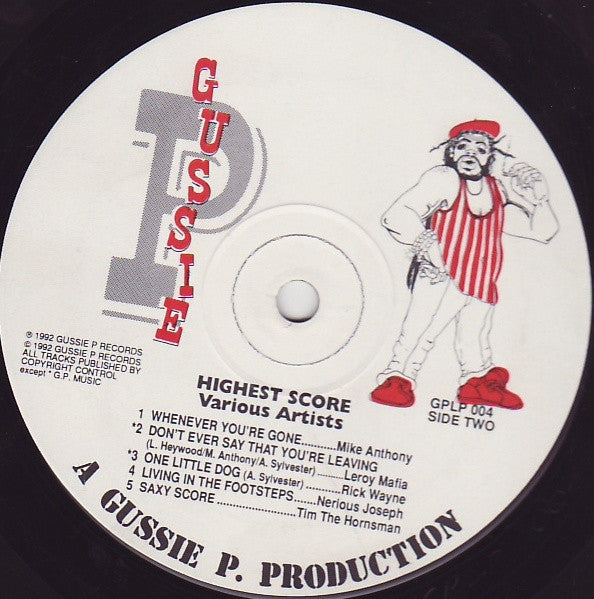 Various : Gussie P Presents: The Highest Score (LP, Comp)