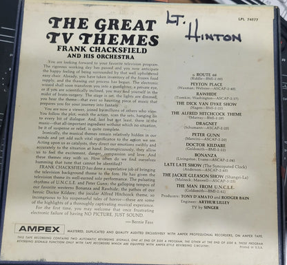 Frank Chacksfield & His Orchestra : The Great TV Themes (Reel, 4tr Stereo, 7" Reel, Album)