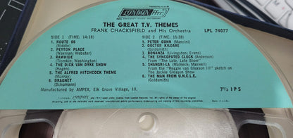 Frank Chacksfield & His Orchestra : The Great TV Themes (Reel, 4tr Stereo, 7" Reel, Album)