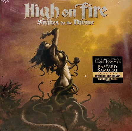 High On Fire : Snakes For The Divine (2xLP, Album, Ltd, RE, RP, Rub)