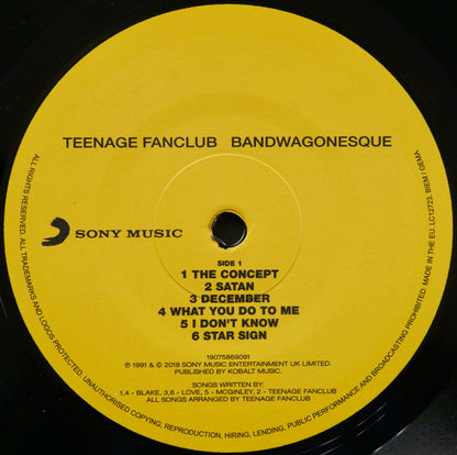 Teenage Fanclub : Bandwagonesque (LP, Album, RE, RM, 180)