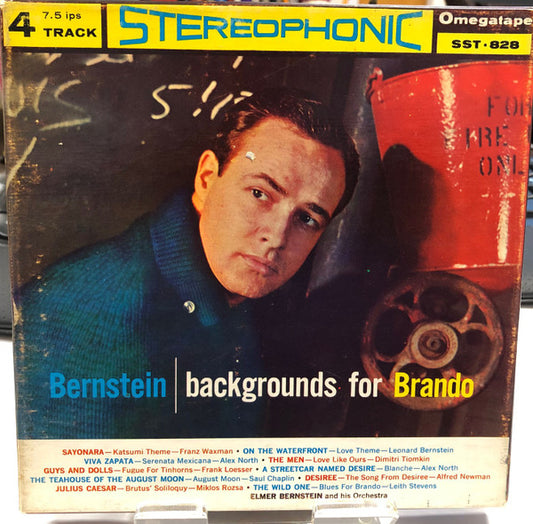 Elmer Bernstein : Bernstein Backgrounds For Brando (Reel, 4tr Stereo, 7" Reel, Comp)