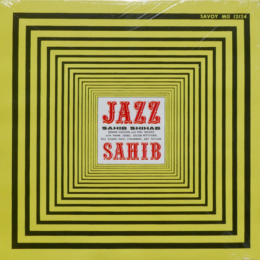 Sahib Shihab : Jazz Sahib (LP, Album, Mono, RE)