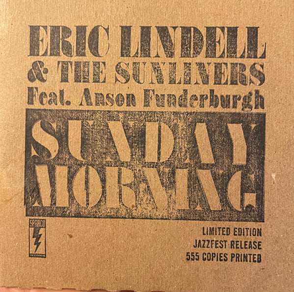Eric Lindell & The Sunliners Feat. Anson Funderburgh : Sunday Morning (CDr, EP)