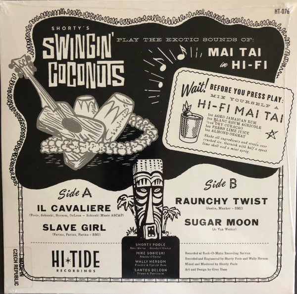 Shorty's Swingin' Coconuts : Mai Tai In Hi​-​Fi (7", Mono)