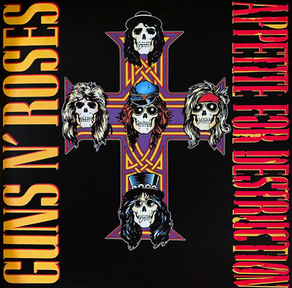 Guns N' Roses : Appetite For Destruction (LP + LP, S/Sided, Hol + Album, RE, RM, 180)