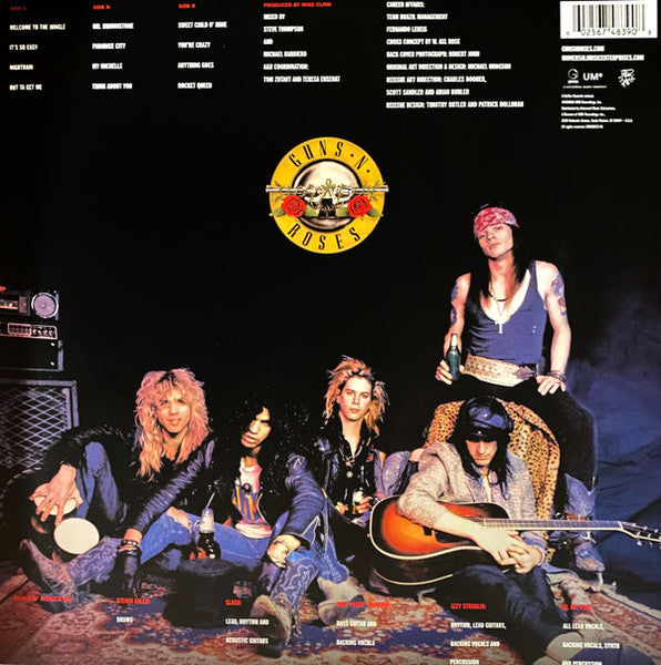 Guns N' Roses : Appetite For Destruction (LP + LP, S/Sided, Hol + Album, RE, RM, 180)