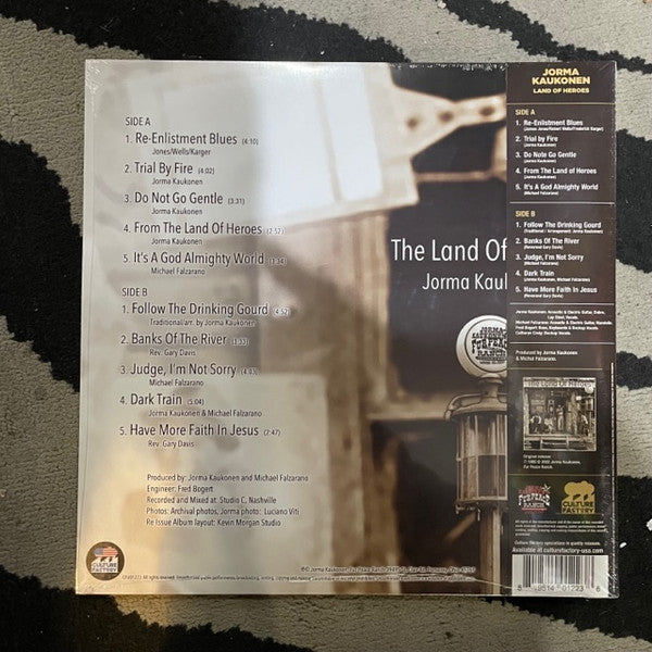 Jorma Kaukonen : The Land Of Heroes (LP, Album, RSD, RE, Gol)