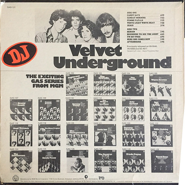 The Velvet Underground : Velvet Underground (LP, Comp, Promo)