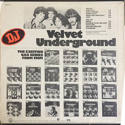 The Velvet Underground : Velvet Underground (LP, Comp, Promo)