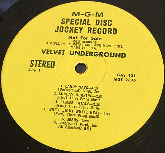 The Velvet Underground : Velvet Underground (LP, Comp, Promo)