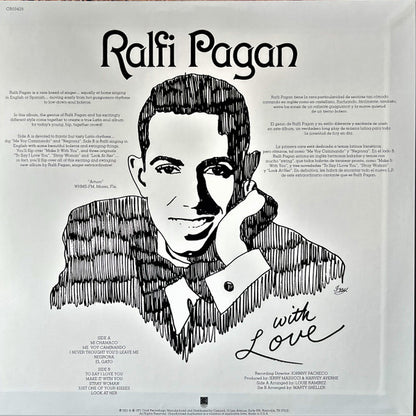 Ralfi Pagan : With Love / Con Amor (LP, Album, RE)