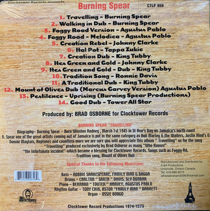 Burning Spear : Travelling (LP, Comp, RE)