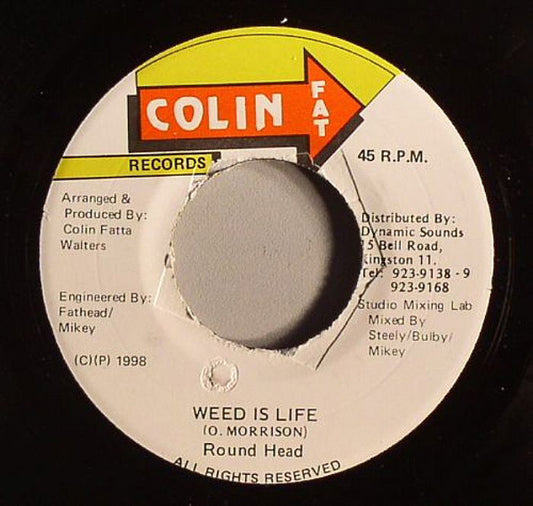 Round Head / Steely & Clevie : Weed Is Life / Version Shatta (7")