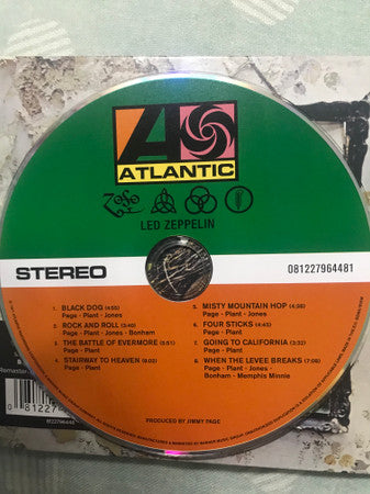 Led Zeppelin : Untitled (CD, Album, RE, RM, Gat)