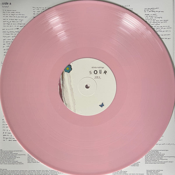 Olivia Rodrigo : Sour (LP, Album, Ltd, RE, Pin)