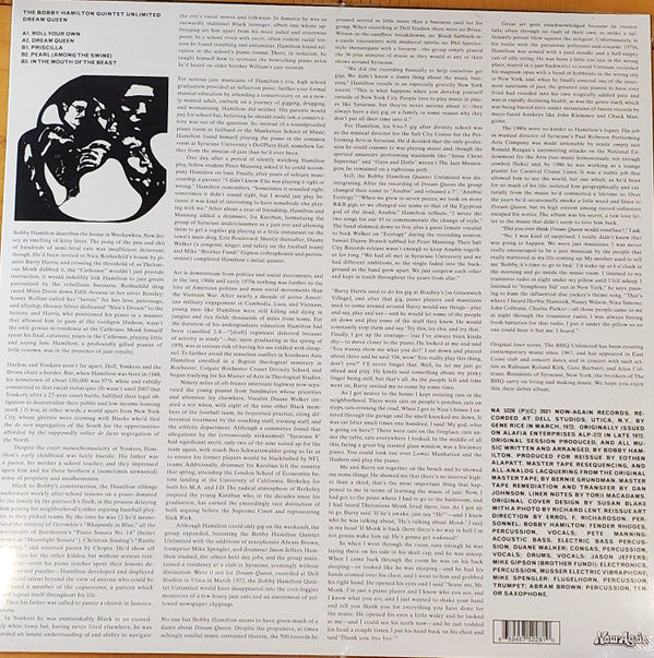 The Bobby Hamilton Quintet Unlimited : Dream Queen (LP, Album, RSD, RE)