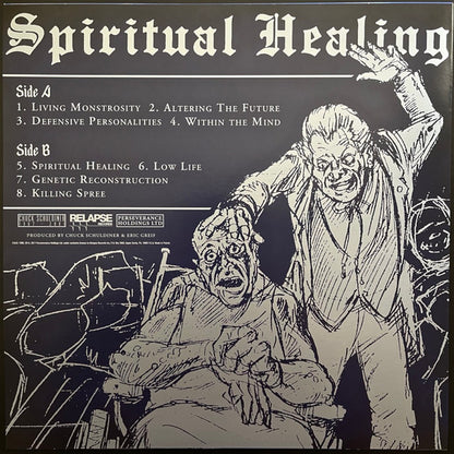 Death (2) : Spiritual Healing (LP, Album, RE, RM, RP)