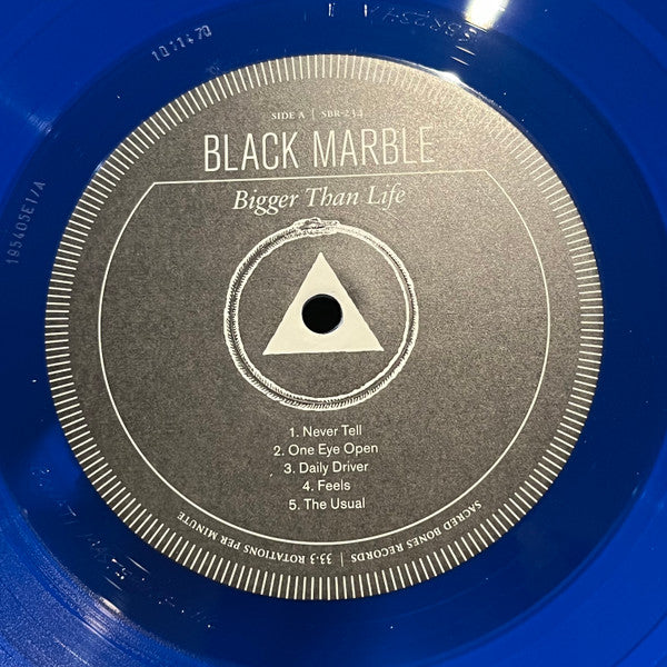 Black Marble : Bigger Than Life (LP, Album, Ltd, RP, Roy)