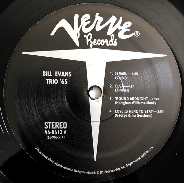 Buy Bill Evans Trio* : Trio '65 (LP, Album, RE, 180) Online for a