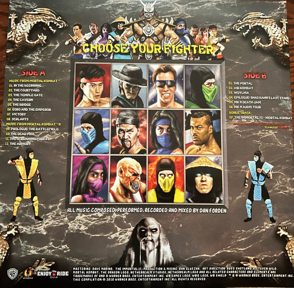 Dan Forden : Mortal Kombat I & II (Music From The Arcade Game Soundtracks) (LP, Ltd, RP, Swi)