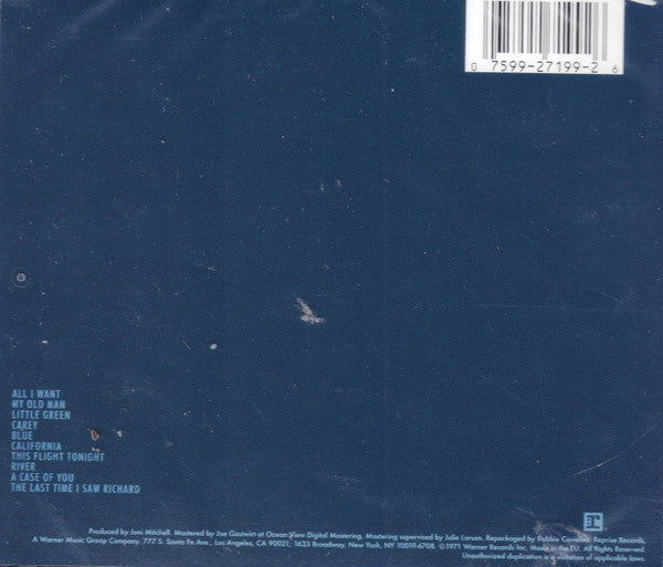 Joni Mitchell : Blue (CD, Album, RE, RM)