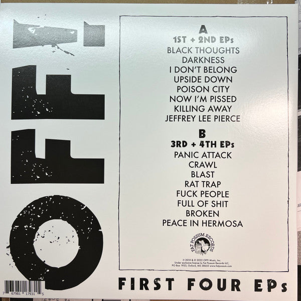 OFF! : First Four EPs (LP, Comp, Ltd, RE, Blu)