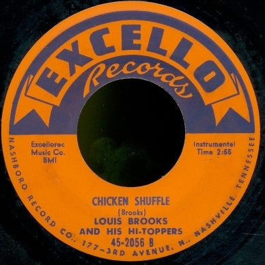 Louis Brooks And His Hi-Toppers : It's Love Baby (24 Hours A Day) / Chicken Shuffle (7", Single)