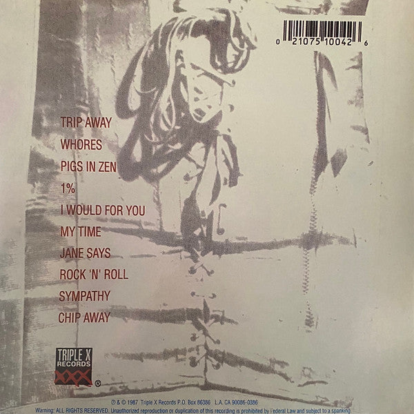 Janes Addiction* : Jane's Addiction (LP, Album, RE, Unofficial, Pur)