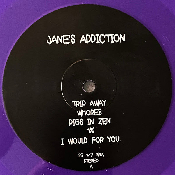 Janes Addiction* : Jane's Addiction (LP, Album, RE, Unofficial, Pur)