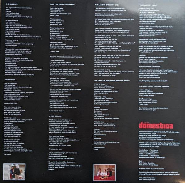 Cursive : Domestica (LP, Album, Dlx, RE, RM, Gol + 7")