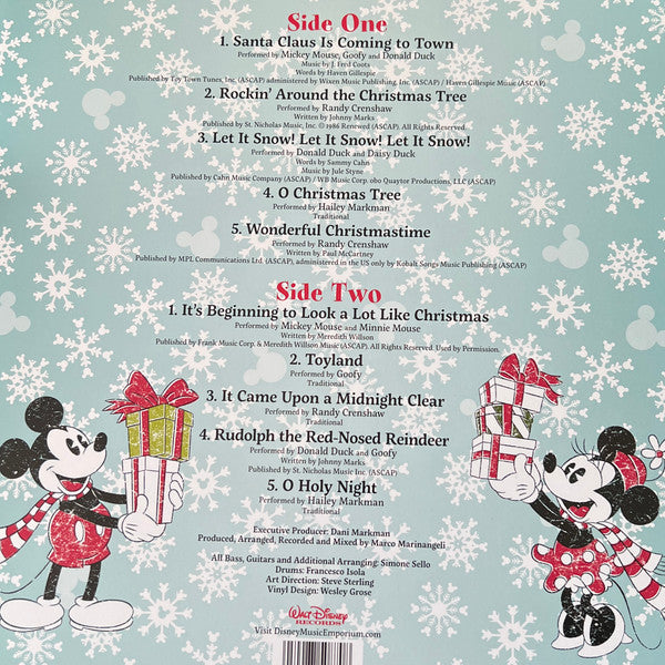 Various : Disney Jingle Bell Fun (LP, Album, Red)