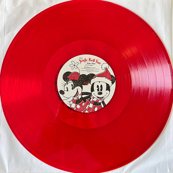 Various : Disney Jingle Bell Fun (LP, Album, Red)