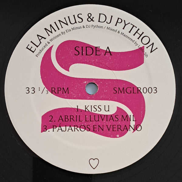 Ela Minus & DJ Python : ♡ (12", EP)
