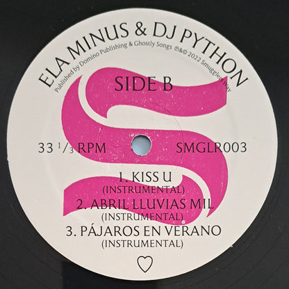Ela Minus & DJ Python : ♡ (12", EP)