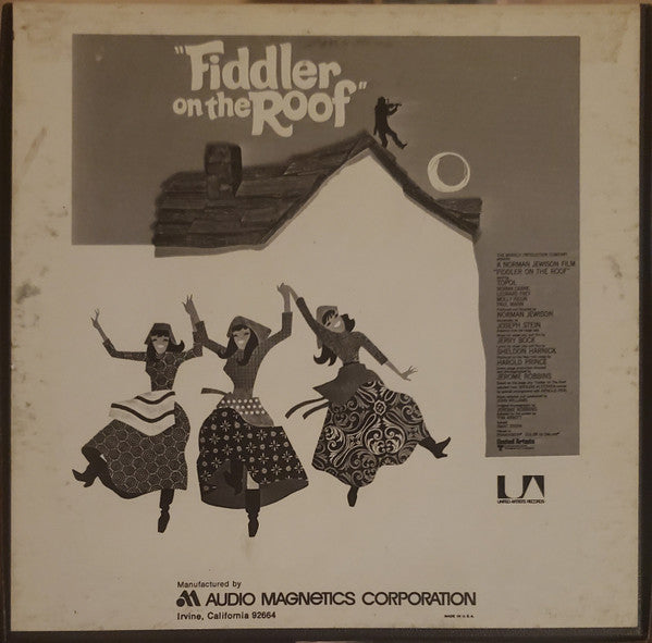 John Williams (4) / Isaac Stern : Fiddler On The Roof (Original Motion Picture Soundtrack) (Reel, 4tr Stereo, 7" Reel, Album)