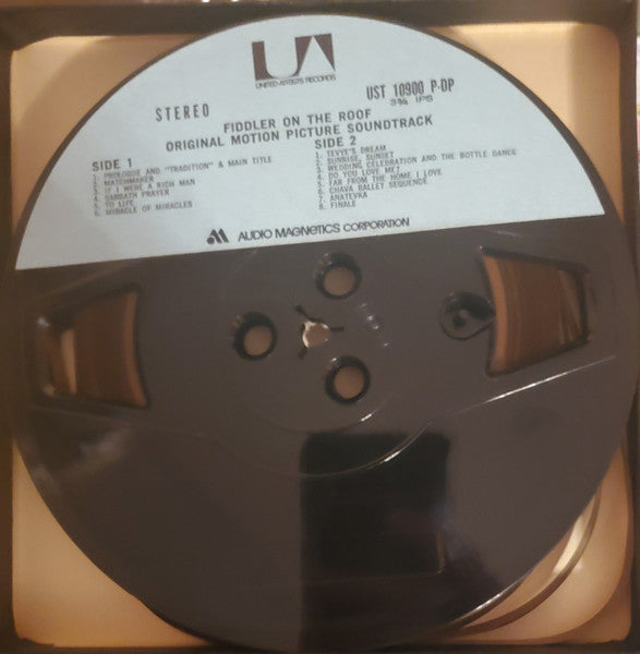 John Williams (4) / Isaac Stern : Fiddler On The Roof (Original Motion Picture Soundtrack) (Reel, 4tr Stereo, 7" Reel, Album)