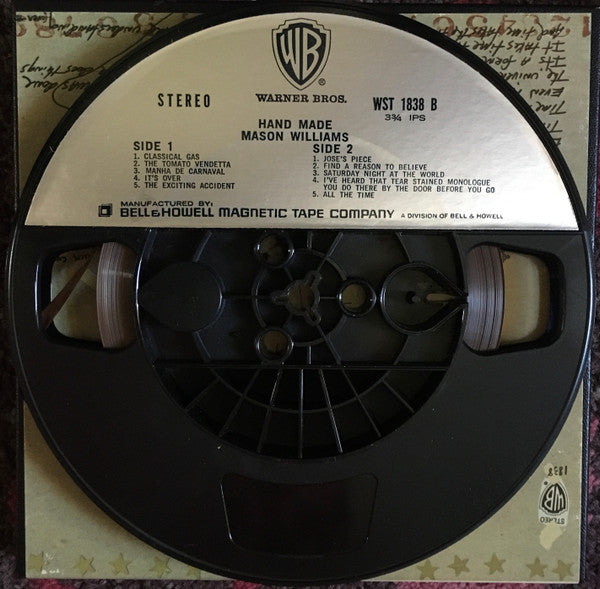 Mason Williams : Hand Made (Reel, 4tr Stereo, 7" Reel)