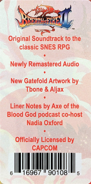 Yuko Takehara : Breath Of Fire II Original Video Game Soundtrack (LP, Dar + LP, Cle + Ltd, RM)