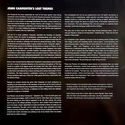 John Carpenter : Lost Themes (LP, Album, RE, Blu)